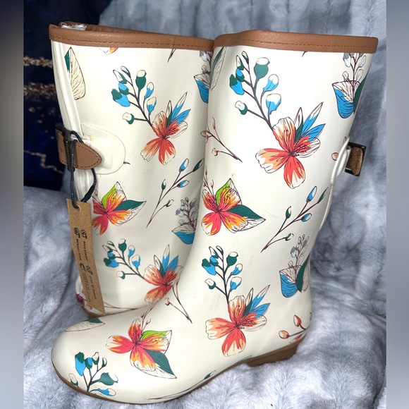 Chooka Women’s Tropics Bainbridge Rain Boots- Size 7 - Picture 3 of 5